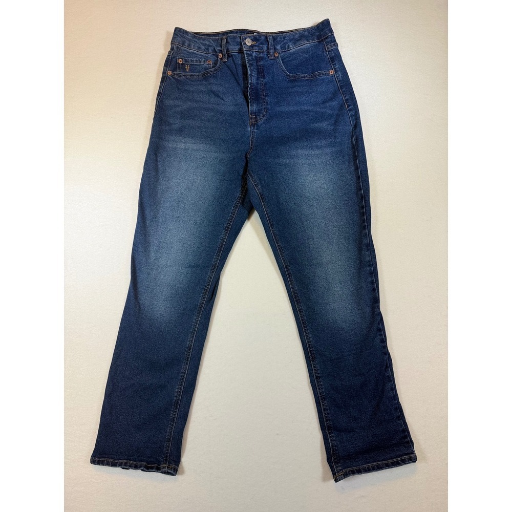 Frye Womens Blue Denim Jeans Size 8/29 High Rise Classic Casual Pants